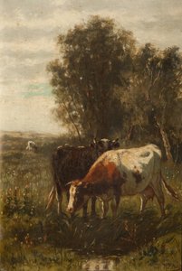 Two Cows in a Landscape